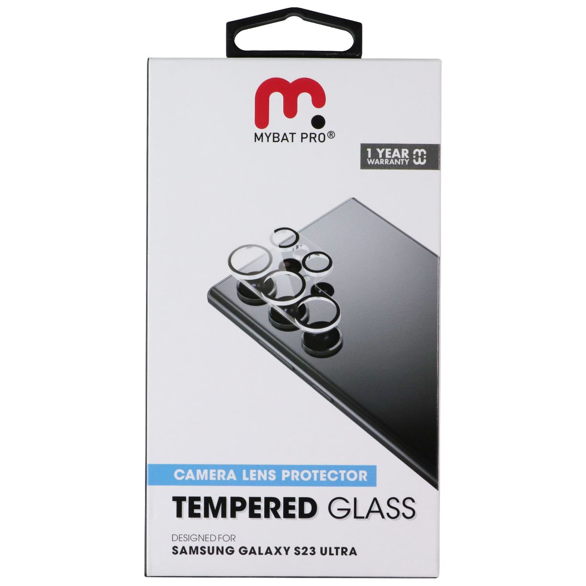 MyBat Pro Tempered Glass Lens Protector (2.5D) for Samsung Galaxy S23 Ultra Cell Phone - Screen Protectors MyBat Pro - Simple Cell Bulk Wholesale Pricing - USA Seller
