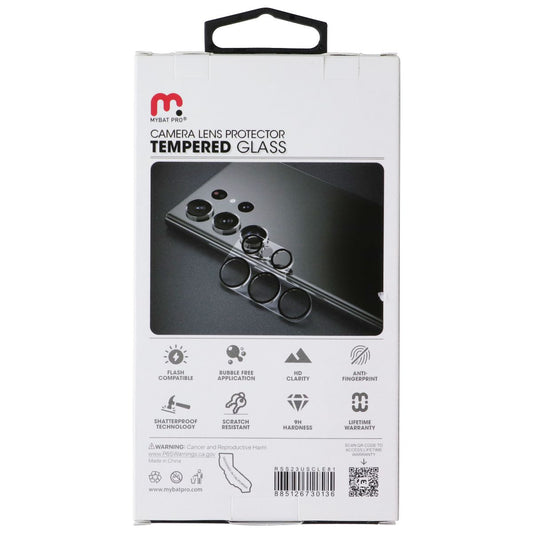 MyBat Pro Tempered Glass Lens Protector (2.5D) for Samsung Galaxy S23 Ultra Cell Phone - Screen Protectors MyBat Pro - Simple Cell Bulk Wholesale Pricing - USA Seller