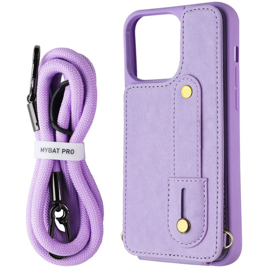 MyBat Pro Clutch Series Crossbody Wallet Case for iPhone 15 Pro Max - Purple