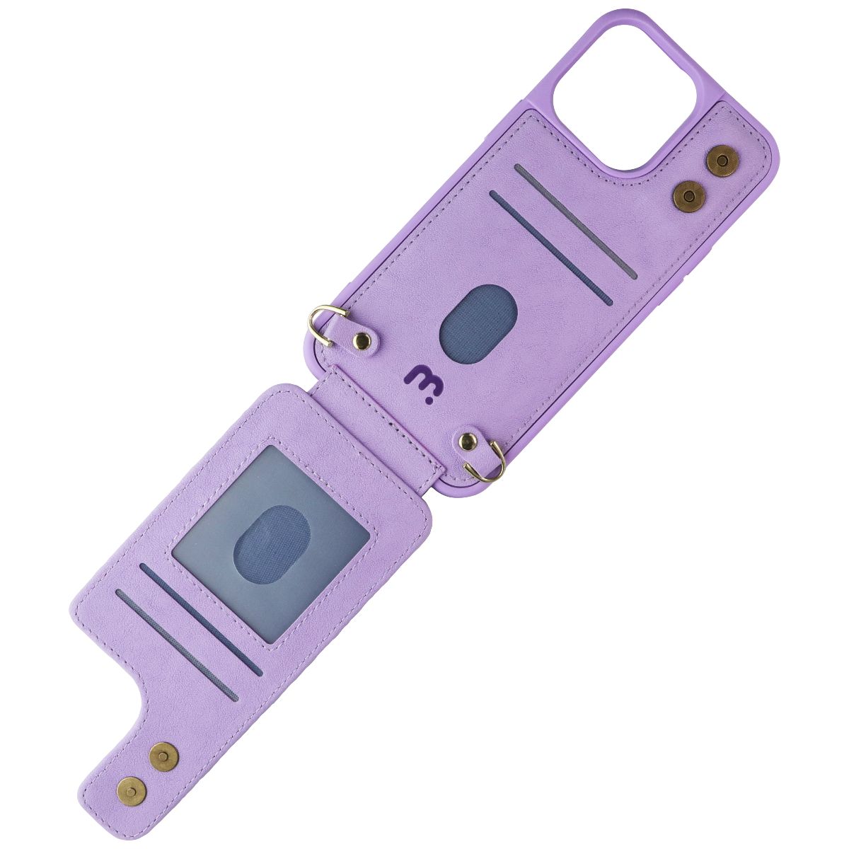 MyBat Pro Clutch Series Crossbody Wallet Case for iPhone 15 Pro Max - Purple