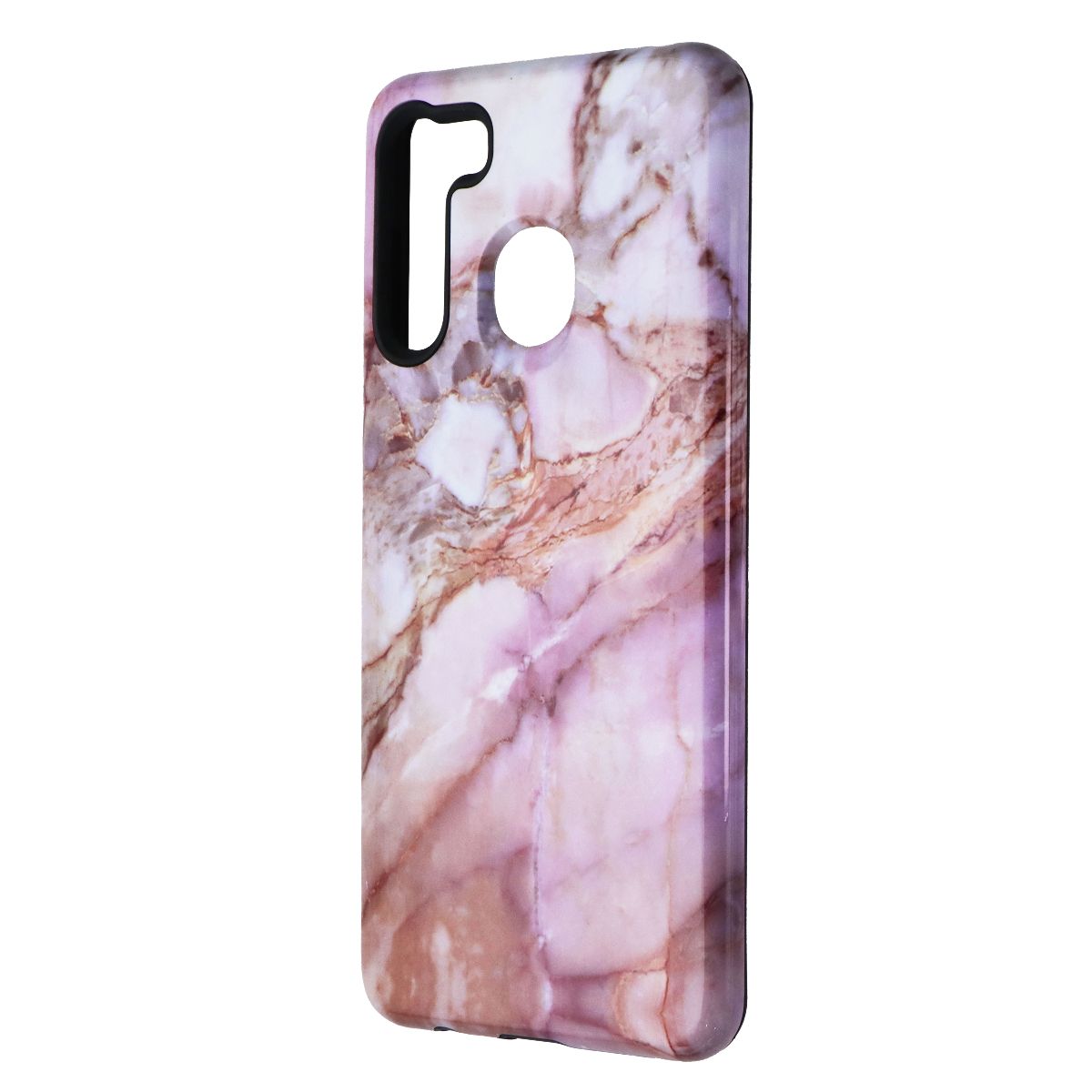 MyBat Fuse Hybrid Series Dual-Layer Case for Samsung Galaxy A21 - Pink Marble Cell Phone - Cases, Covers & Skins MyBat - Simple Cell Bulk Wholesale Pricing - USA Seller