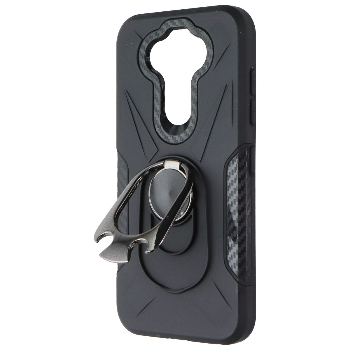 Mybat Premium Rugged Non-Slip Case with Kickstand for LG K31 - Black Cell Phone - Cases, Covers & Skins MyBat - Simple Cell Bulk Wholesale Pricing - USA Seller