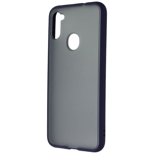 MyBat Frost Hybrid Series Case for Samsung Galaxy A11 - Smoke / Blue Cell Phone - Cases, Covers & Skins MyBat - Simple Cell Bulk Wholesale Pricing - USA Seller