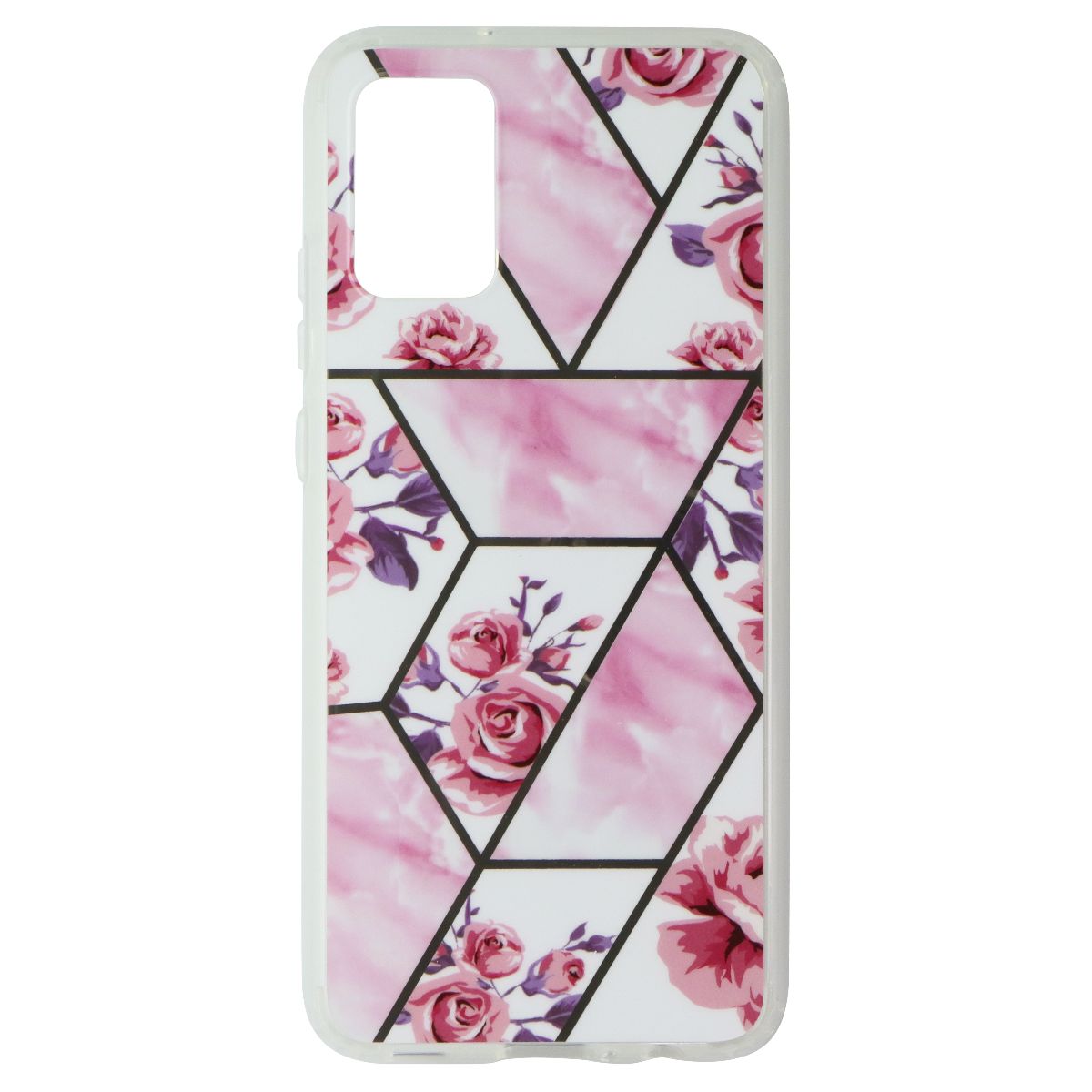 MyBat Fusion Series Protector Cover Case for Samsung Galaxy A02s - Rose Marble Cell Phone - Cases, Covers & Skins MyBat - Simple Cell Bulk Wholesale Pricing - USA Seller