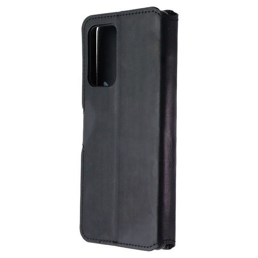 MyBat MyJacket Wallet Folio Case for Samsung Galaxy A52 (5G) - Black Leather