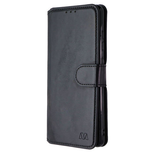 MyBat MyJacket Wallet Folio Case for Samsung Galaxy A52 (5G) - Black Leather
