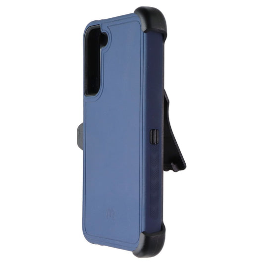 MyBat Pro Maverick Series Case + Holster for Samsung Galaxy S22+ (Plus) - Blue Cell Phone - Cases, Covers & Skins MyBat Pro - Simple Cell Bulk Wholesale Pricing - USA Seller