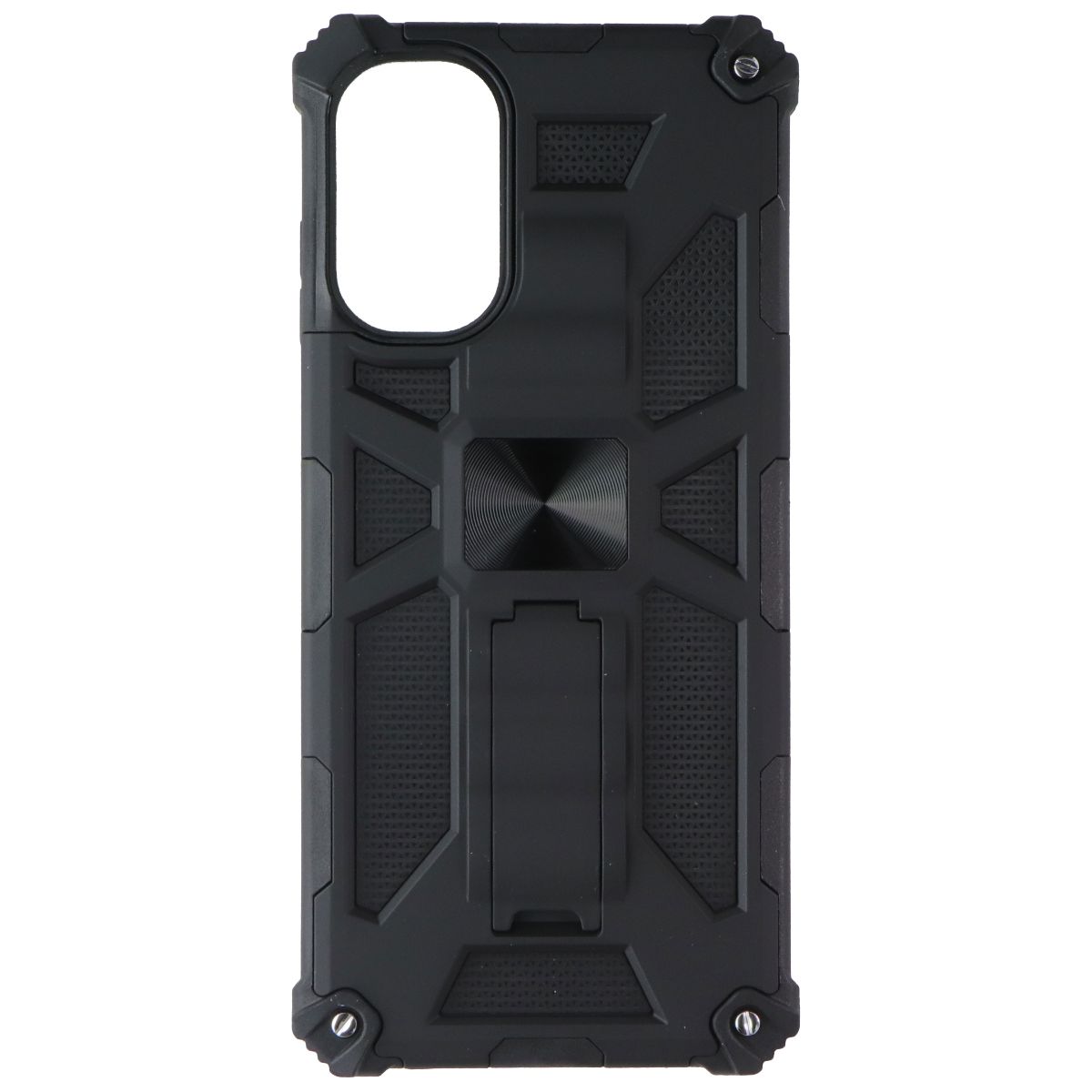 Mybat Rugged Kickstand Case for Motorola Moto G 5G (2022) - Black Cell Phone - Cases, Covers & Skins MyBat - Simple Cell Bulk Wholesale Pricing - USA Seller
