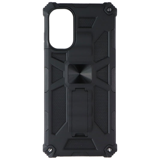 Mybat Rugged Kickstand Case for Motorola Moto G 5G (2022) - Black Cell Phone - Cases, Covers & Skins MyBat - Simple Cell Bulk Wholesale Pricing - USA Seller