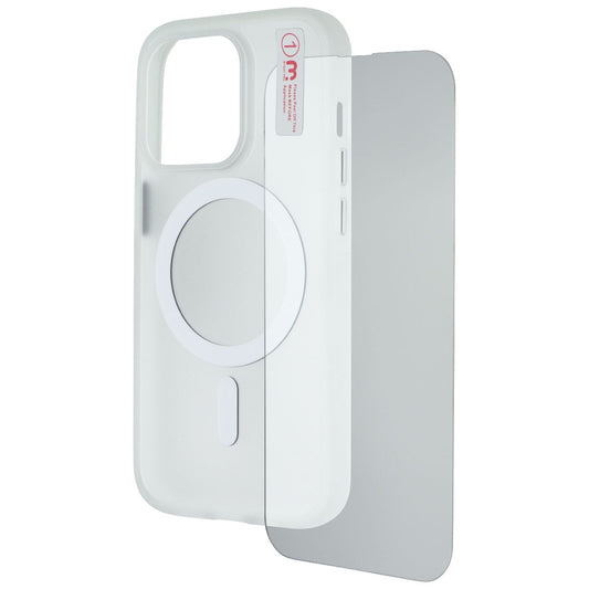 Mybat Pro Frosted Skin Feeling Case for MagSafe for iPhone 14 Pro - White Cell Phone - Cases, Covers & Skins MyBat Pro - Simple Cell Bulk Wholesale Pricing - USA Seller