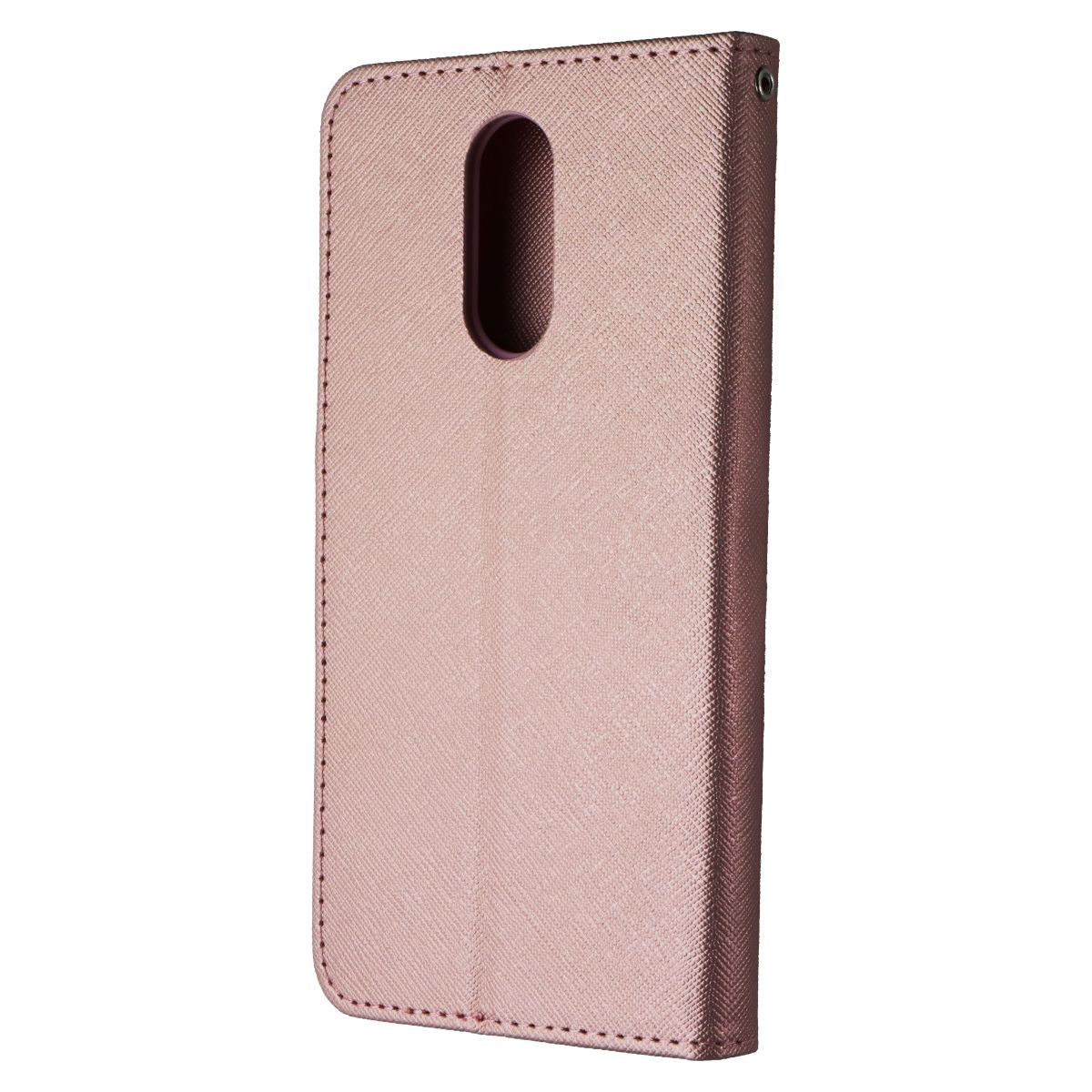 MyBat MyJacket Wallet CrossGrain Case for LG Stylo 4 - Rose Gold Cell Phone - Cases, Covers & Skins MyBat - Simple Cell Bulk Wholesale Pricing - USA Seller