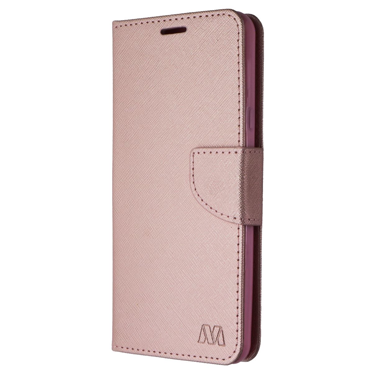 MyBat MyJacket Wallet CrossGrain Case for LG Stylo 4 - Rose Gold Cell Phone - Cases, Covers & Skins MyBat - Simple Cell Bulk Wholesale Pricing - USA Seller