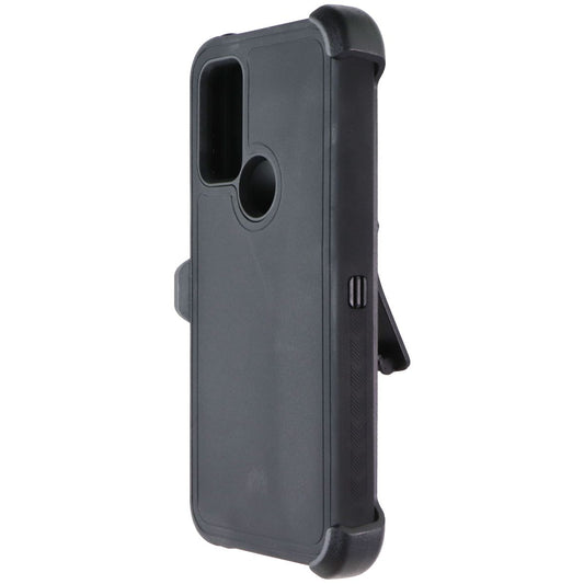 MyBat Pro Maverick Series Case + Holster for Motorola Moto G Play (2023) - Black