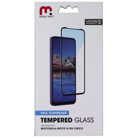 Mybat Pro Full Coverage Tempered Glass for Motorola Moto G 5G (2023) - Clear Cell Phone - Screen Protectors MyBat Pro - Simple Cell Bulk Wholesale Pricing - USA Seller