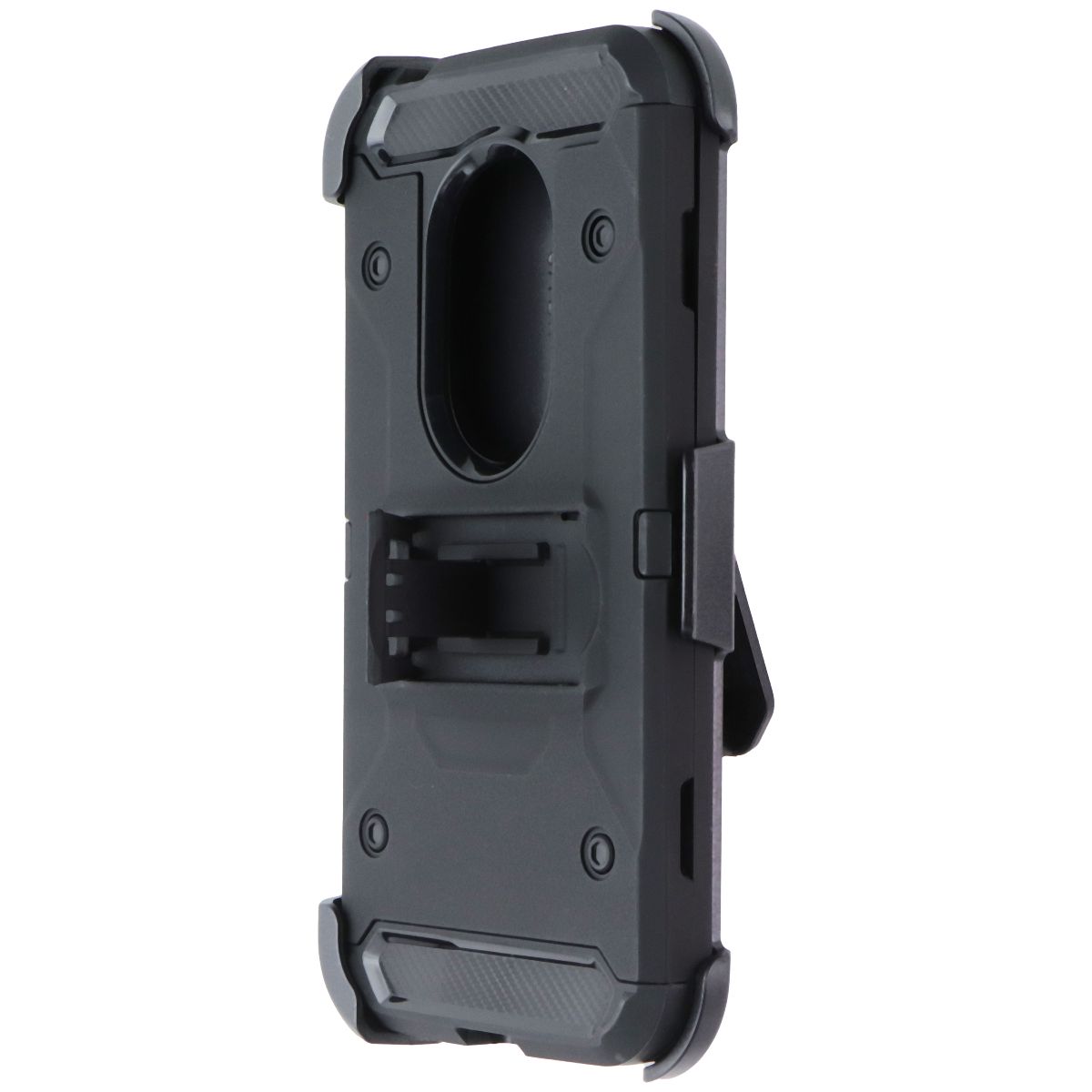 MyBat 3 in 1 Kinetic Hybrid Case for Motorola Moto G7 Play - Black Cell Phone - Cases, Covers & Skins MyBat - Simple Cell Bulk Wholesale Pricing - USA Seller