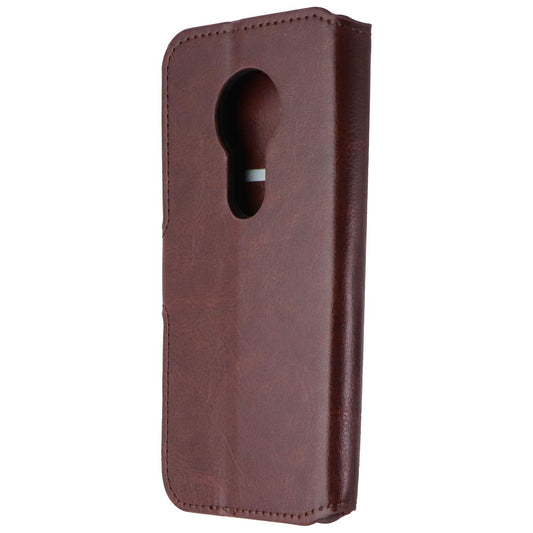 MyBat MyJacket Wallet Case for Motorola Moto G7 Play - Brown Cell Phone - Cases, Covers & Skins MyBat - Simple Cell Bulk Wholesale Pricing - USA Seller