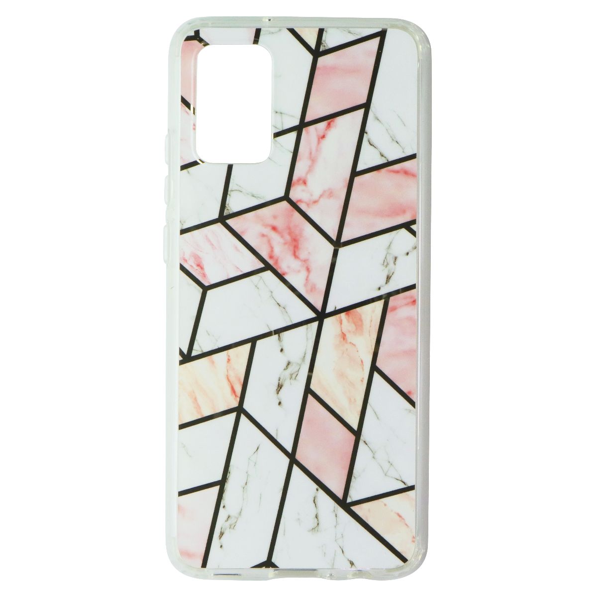 MyBat Fusion Series Protector Cover Case for Samsung Galaxy A02s - Pink Marble Cell Phone - Cases, Covers & Skins MyBat - Simple Cell Bulk Wholesale Pricing - USA Seller