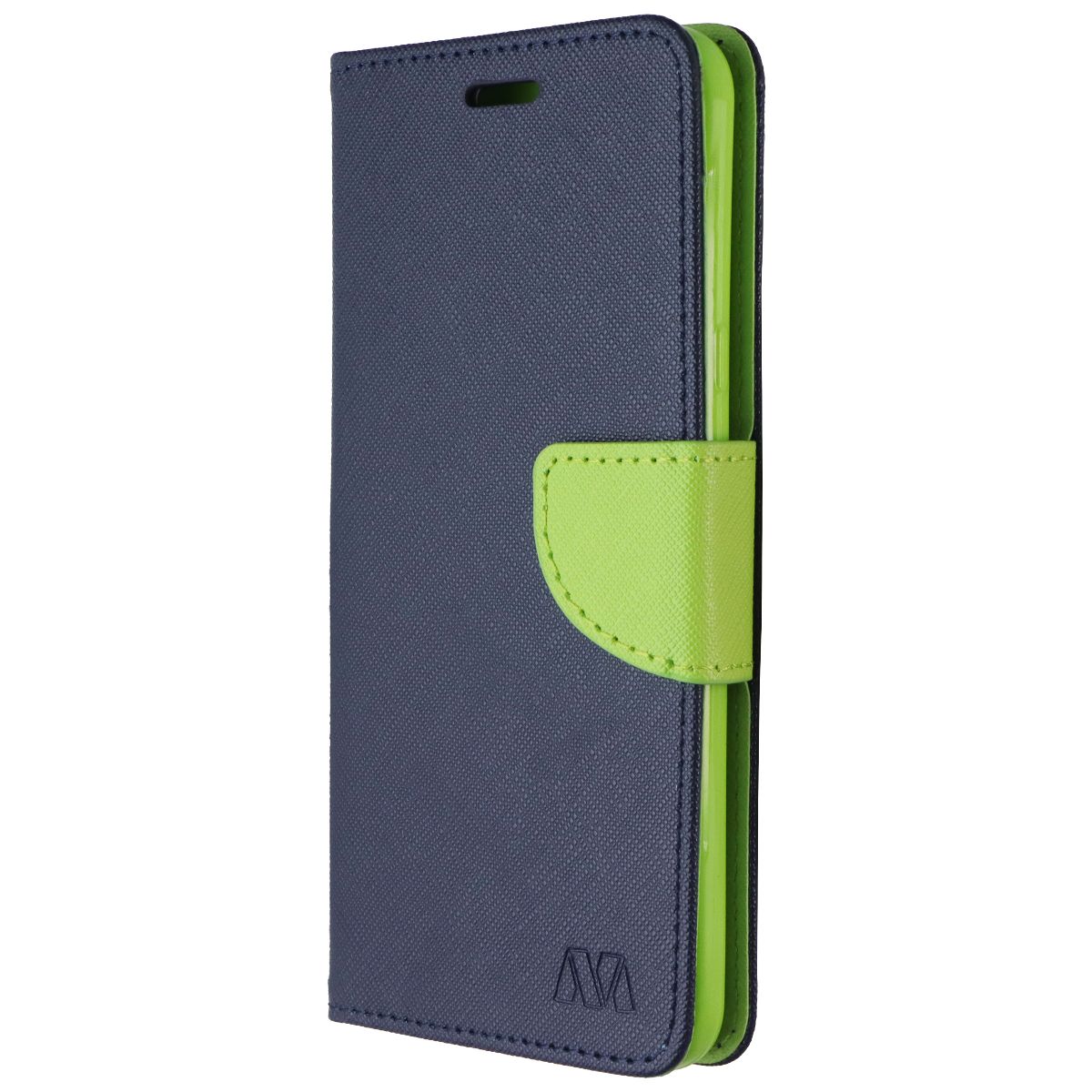 Mybat MyJacket Wallet Crossgrain Series Case for LG K40 - Blue and Green Leather Cell Phone - Cases, Covers & Skins MyBat - Simple Cell Bulk Wholesale Pricing - USA Seller