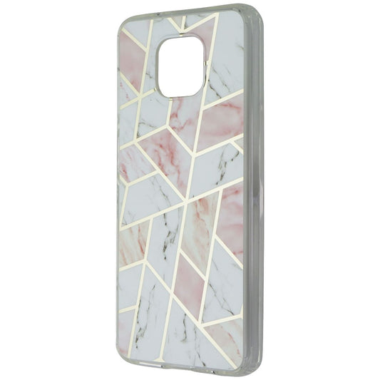 Mybat Dual Layer Protective Case for Motorola Moto G Power (2021) - Pink Marble