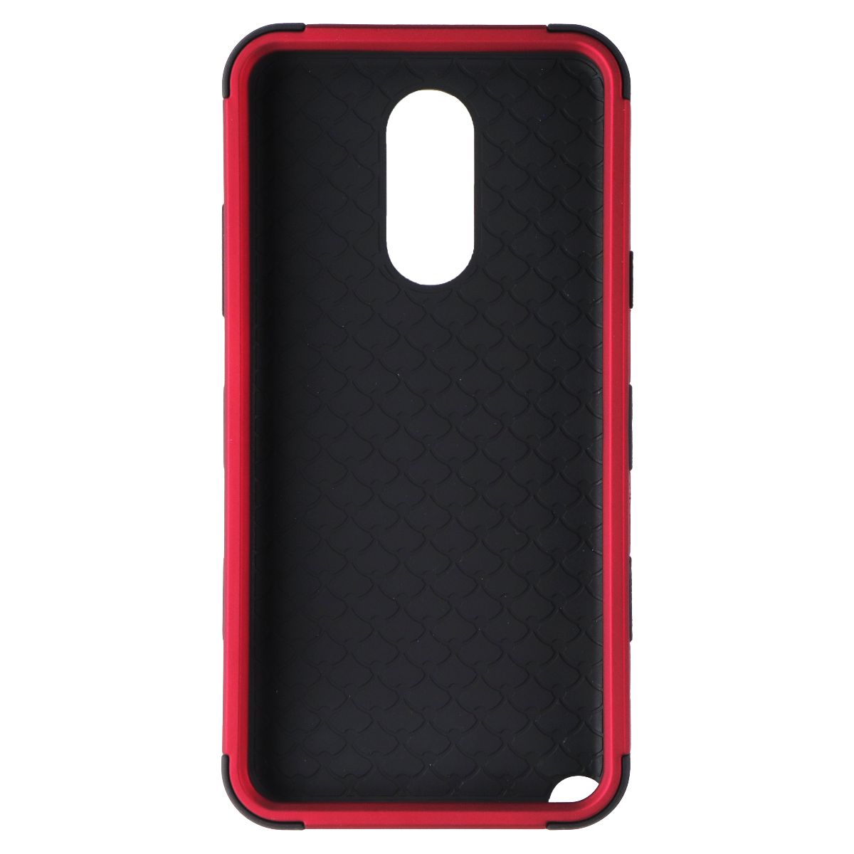 MyBat Tuff Hybrid Series Case for LG Stylo 5 - Titanium Red/Black Cell Phone - Cases, Covers & Skins MyBat - Simple Cell Bulk Wholesale Pricing - USA Seller