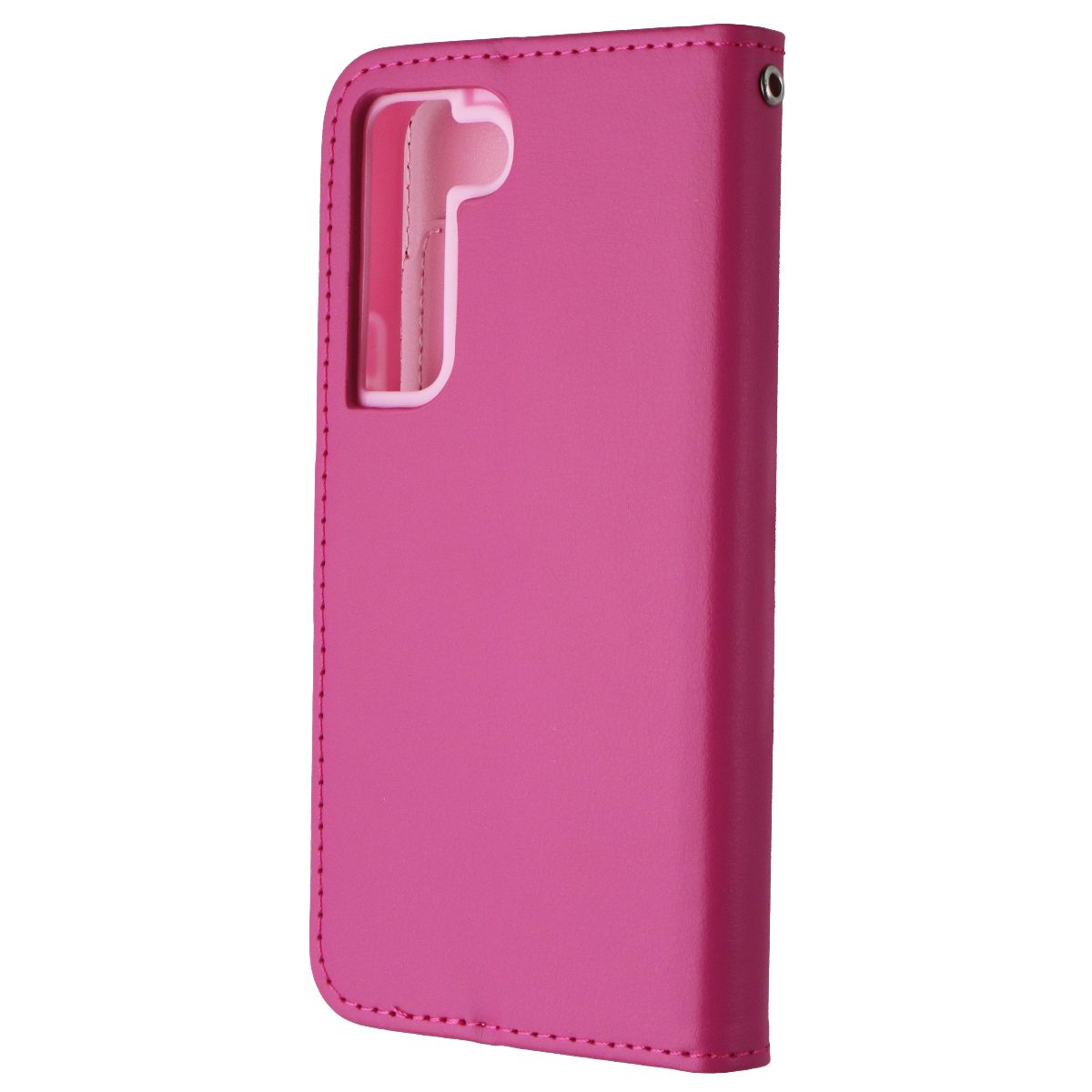 Mybat MyJacket Wallet Case for Samsung Galaxy S22 - Pink Leather Cell Phone - Cases, Covers & Skins MyBat - Simple Cell Bulk Wholesale Pricing - USA Seller