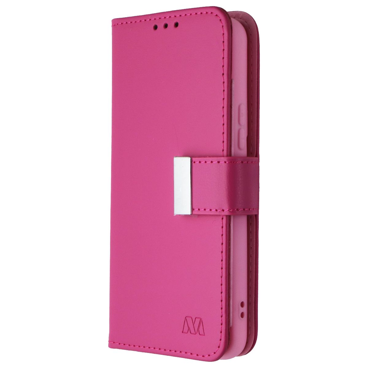 Mybat MyJacket Wallet Case for Samsung Galaxy S22 - Pink Leather Cell Phone - Cases, Covers & Skins MyBat - Simple Cell Bulk Wholesale Pricing - USA Seller