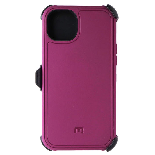 MyBat Pro Maverick Series Case and Holster for Apple iPhone 14 Plus - Plum Cell Phone - Cases, Covers & Skins MyBat Pro - Simple Cell Bulk Wholesale Pricing - USA Seller