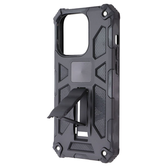 MyBat Sturdy Hybrid Series Case with Kickstand for Apple iPhone 14 Pro - Black