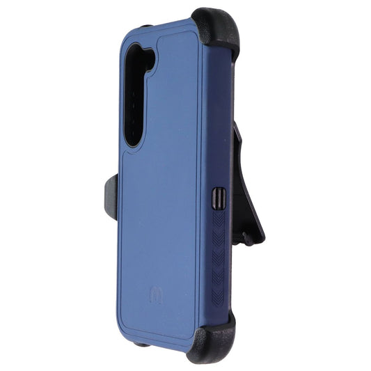MyBat Pro Maverick Series Case + Holster for Samsung Galaxy S23 - Blue Cell Phone - Cases, Covers & Skins MyBat Pro - Simple Cell Bulk Wholesale Pricing - USA Seller