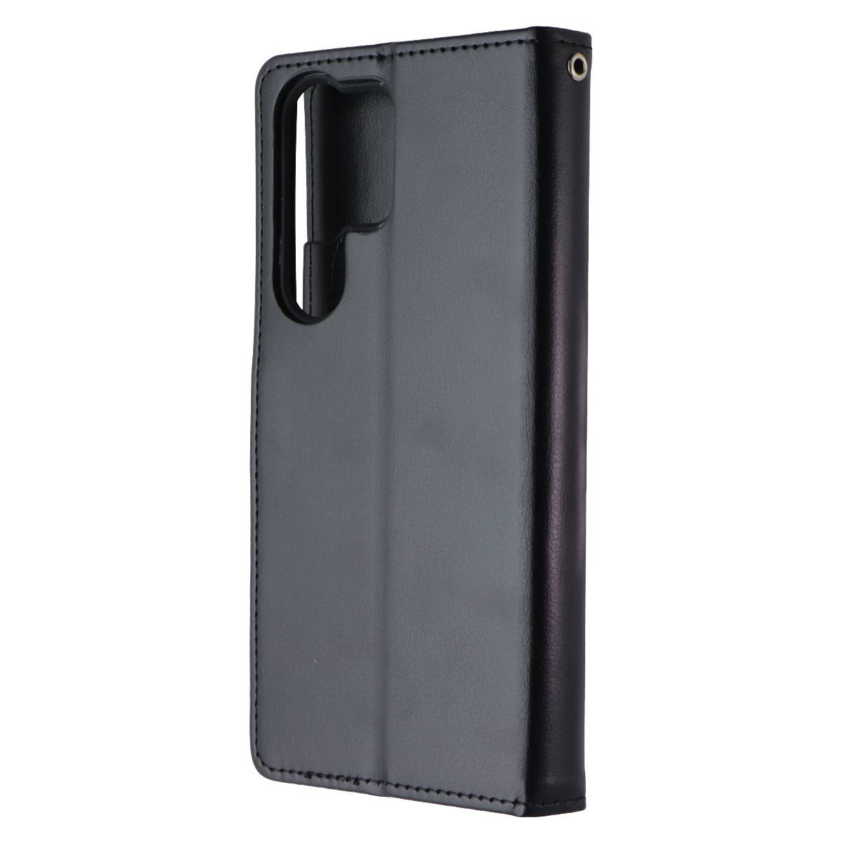 Mybat MyJacket Wallet Case for Samsung Galaxy S23 Ultra - Black Leather Cell Phone - Cases, Covers & Skins MyBat - Simple Cell Bulk Wholesale Pricing - USA Seller