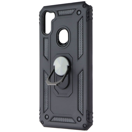 MyBat Pro Anti-Drop Series Ring Stand Case for Samsung Galaxy A11 - Black Cell Phone - Cases, Covers & Skins MyBat - Simple Cell Bulk Wholesale Pricing - USA Seller