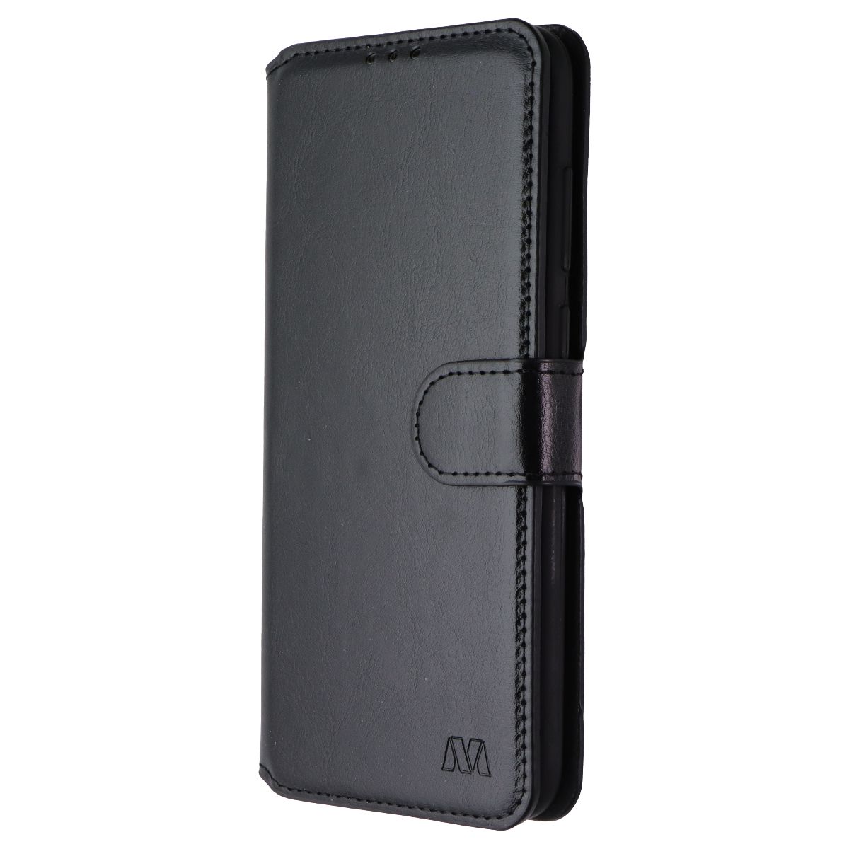 MyBat MyJacket Wallet Element Series Case for Samsung Galaxy A11 - Black Leather Cell Phone - Cases, Covers & Skins MyBat - Simple Cell Bulk Wholesale Pricing - USA Seller