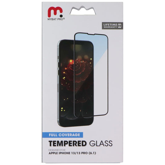 Mybat Pro Full Coverage Tempered Glass for Apple iPhone 13/13 Pro - Black Edges Cell Phone - Screen Protectors MyBat Pro - Simple Cell Bulk Wholesale Pricing - USA Seller