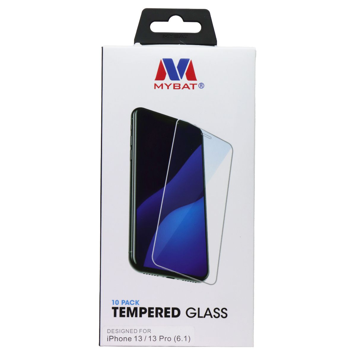 Mybat Tempered Glass Screen Protector for Apple iPhone 13 / 13 Pro - 10 Pack Cell Phone - Screen Protectors MyBat - Simple Cell Bulk Wholesale Pricing - USA Seller
