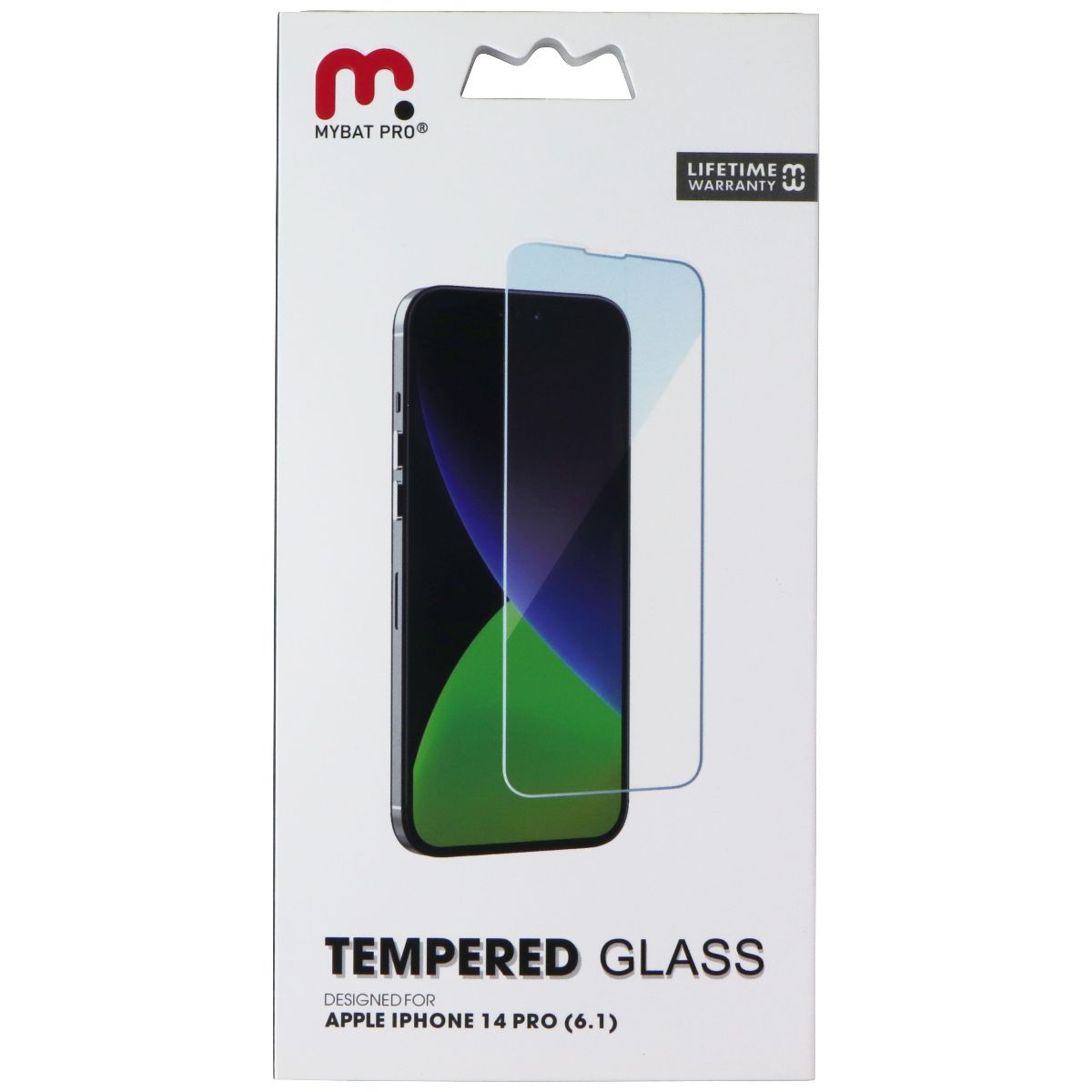 Mybat Pro Tempered Glass Screen Protector for Apple iPhone 14 Pro - Clear