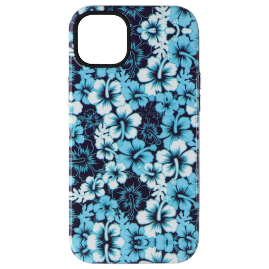 Mybat Pro Fuse Series Case for MagSafe for iPhone 14 Plus - Blue Hibiscus