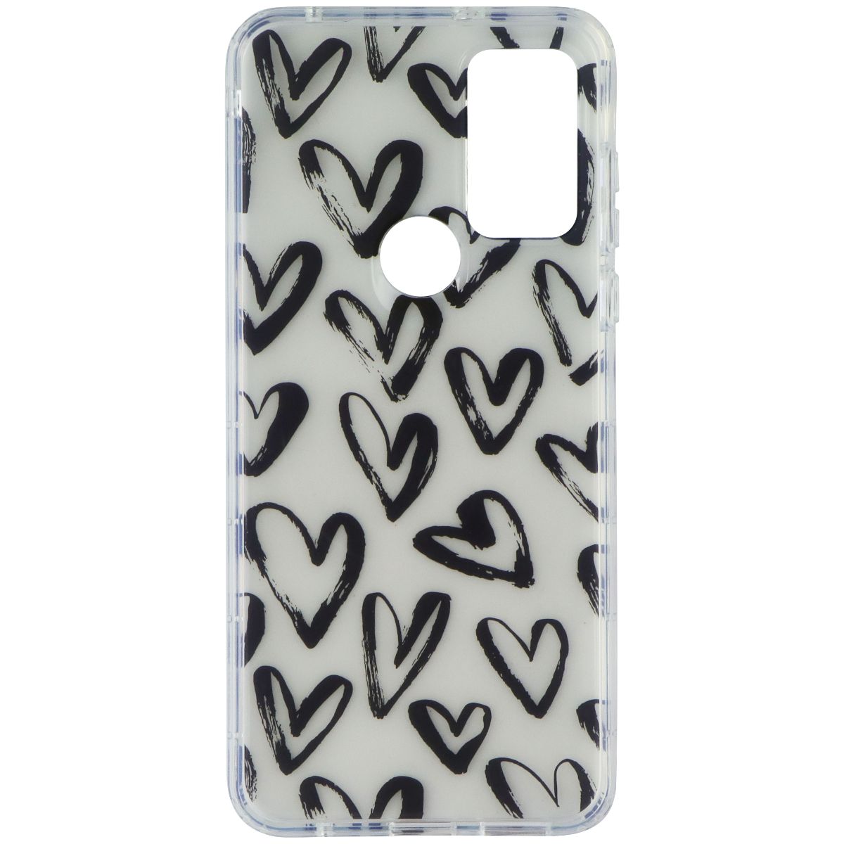 MyBat Pro Mood Series Case for Motorola Moto G Play (2023) - Black Hearts Cell Phone - Cases, Covers & Skins MyBat Pro - Simple Cell Bulk Wholesale Pricing - USA Seller