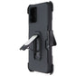 Mybat Kickstand Case & Holster for Motorola Moto G 5G (2023) - Black