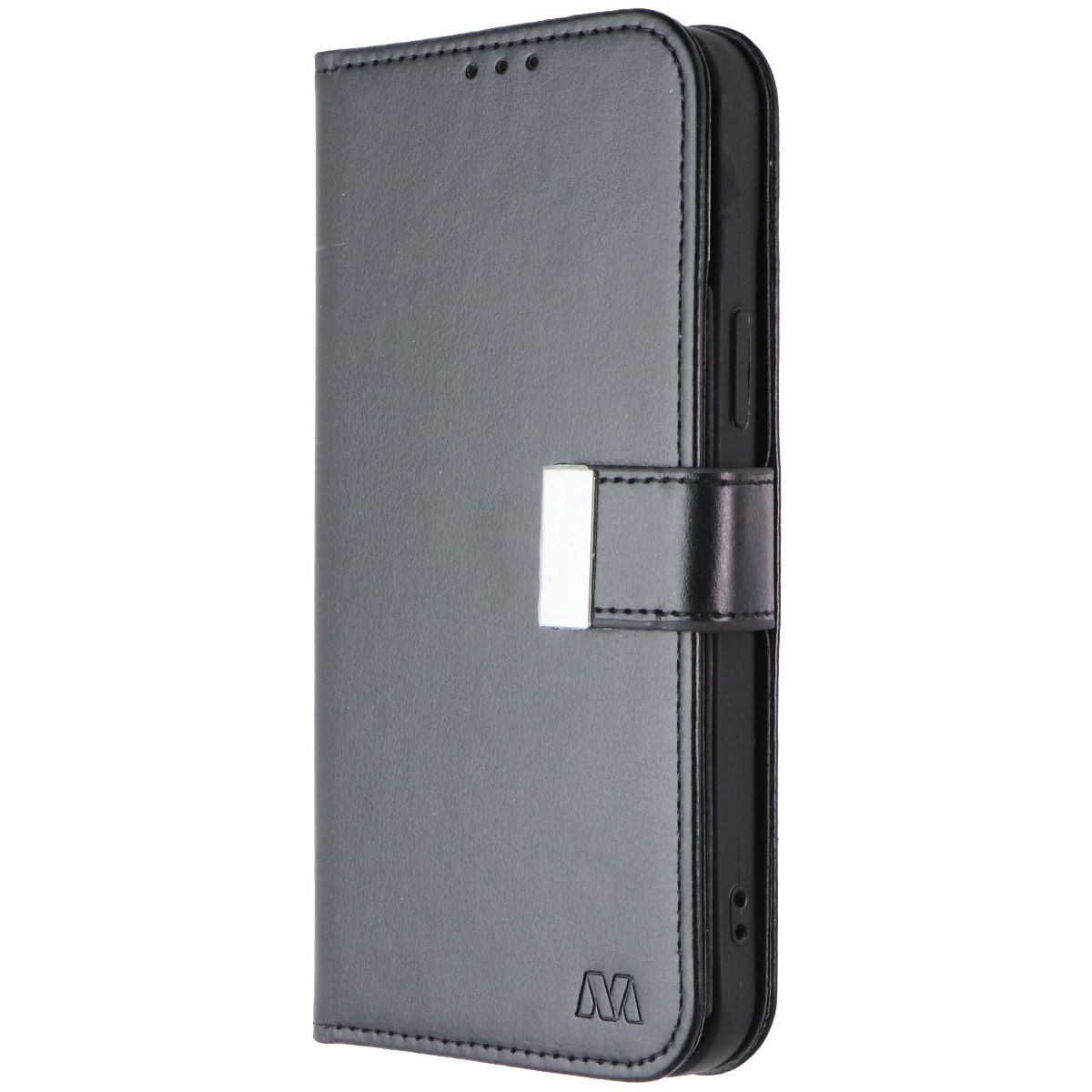 MyBat Xtra Series Folio Wallet Case for Apple iPhone 15 Plus - Black Cell Phone - Cases, Covers & Skins MyBat - Simple Cell Bulk Wholesale Pricing - USA Seller