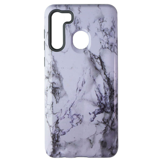 MyBat Fuse Hybrid Series Dual-Layer Case for Samsung Galaxy A21 - White Marble Cell Phone - Cases, Covers & Skins MyBat - Simple Cell Bulk Wholesale Pricing - USA Seller