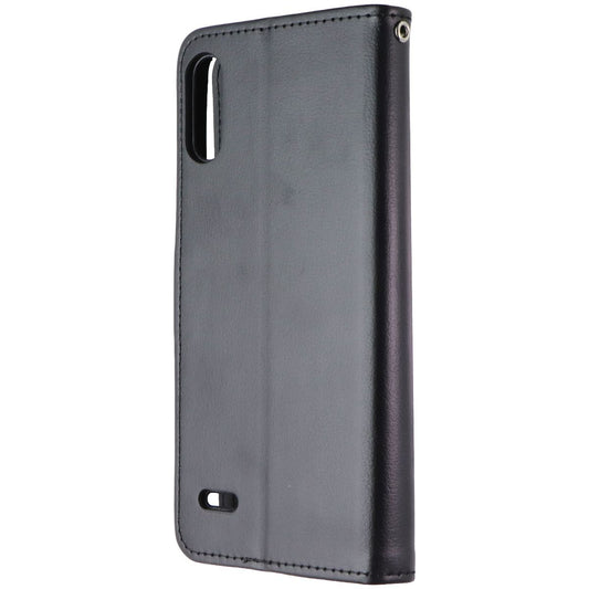 Mybat MyJacket Wallet Case for LG K22 - Black Leather