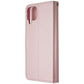 MyBat MyJacket Wallet Folio Case for Samsung Galaxy A12 5G - Rose Gold Leather