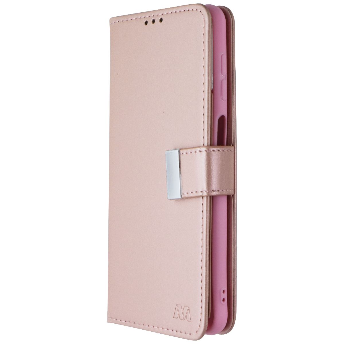 MyBat MyJacket Wallet Folio Case for Samsung Galaxy A12 5G - Rose Gold Leather Cell Phone - Cases, Covers & Skins MyBat - Simple Cell Bulk Wholesale Pricing - USA Seller