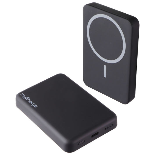 MyCharge 5,000mAh Magnetic Powerbank (2 Pack) for Magsafe Phones - Black MP50KK Cell Phone - Chargers & Cradles myCharge    - Simple Cell Bulk Wholesale Pricing - USA Seller