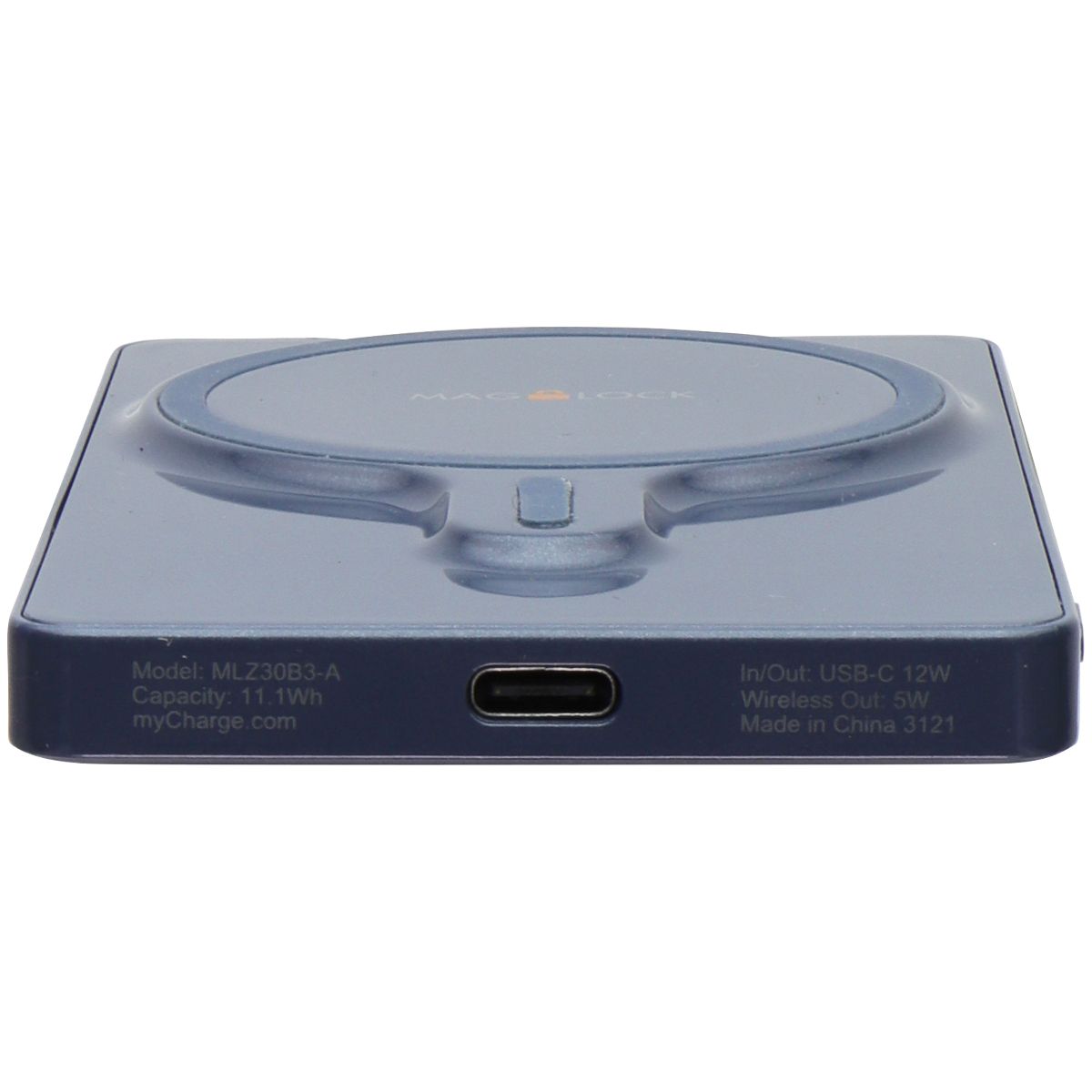 MyCharge Mag-Lock Magnetic Powerbank for MagSafe iPhones - 3,000mAh / Blue Cell Phone - Chargers & Cradles myCharge - Simple Cell Bulk Wholesale Pricing - USA Seller