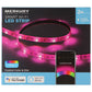 Merkury Innovations Smart Wi-Fi LED Strip Lights, 2M/6.5 FT Camera Accessories - Lighting Kits Merkury Innovations - Simple Cell Bulk Wholesale Pricing - USA Seller