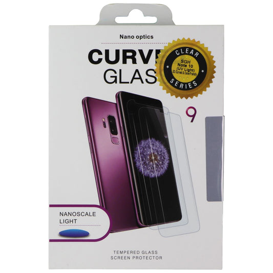 Nano Optics Curved Tempered Glass for Samsung Galaxy Note10 - Clear (UV Light) Cell Phone - Screen Protectors Nano Optics    - Simple Cell Bulk Wholesale Pricing - USA Seller