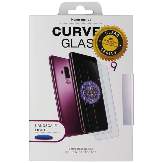 Nano Optics Curved Tempered Glass for Galaxy (Note10+) - Clear (UV Light) Cell Phone - Screen Protectors Nano Optics    - Simple Cell Bulk Wholesale Pricing - USA Seller