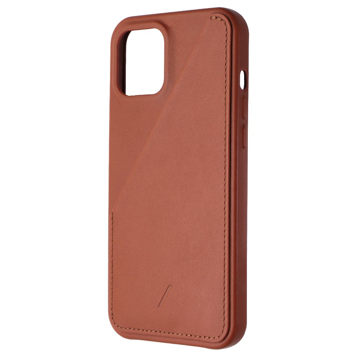 Native Union Clic Card Case for Apple iPhone 12 Pro Max - Tan Leather Cell Phone - Cases, Covers & Skins Native Union - Simple Cell Bulk Wholesale Pricing - USA Seller