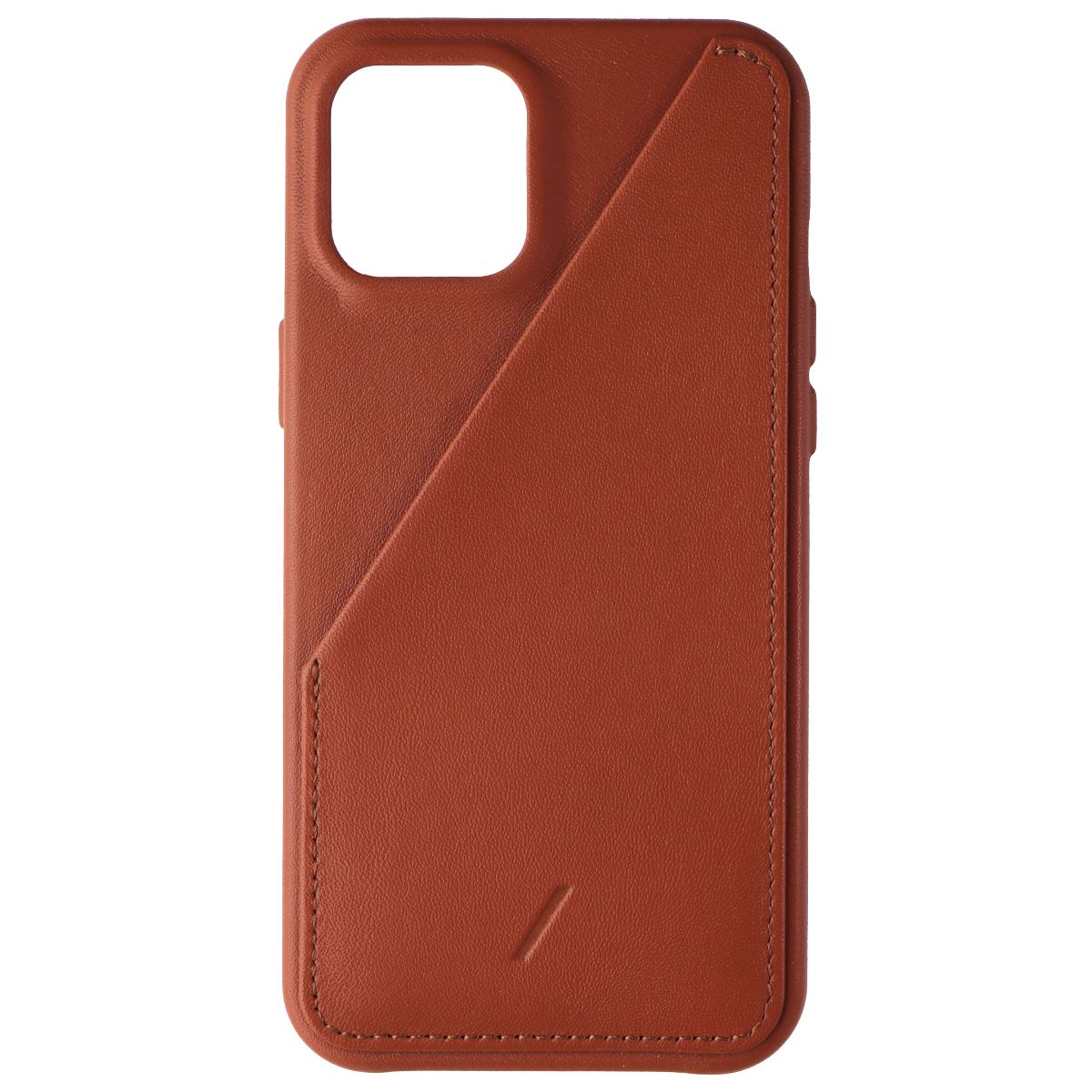 Native Union Clic Card Case for Apple iPhone 12 Pro Max - Tan Leather Cell Phone - Cases, Covers & Skins Native Union    - Simple Cell Bulk Wholesale Pricing - USA Seller